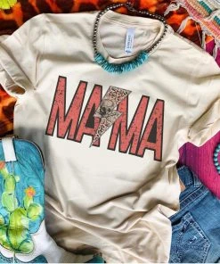 Thelattimoreclaim Mama Lightning Bolt Tee Featured Graphic Tees