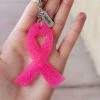 The Cinchy Cowgirl Pink Ribbon Hope Keychain