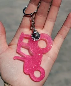 The Cinchy Cowgirl Pink Tractor Keychain Accessories, Gifts & More