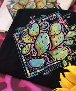 Thelattimoreclaim Black Prickly Pear Tee Featured Graphic Tees