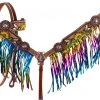 Shiloh Rainbow Fringe Sunflower Headstall Set