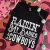 Thelattimoreclaim Black Raisin' My Babies Graphic Tee - Featured Graphic Tees Collection 2 Thelattimoreclaim Featured Graphic Tees Black Raisin' My Babies Tee