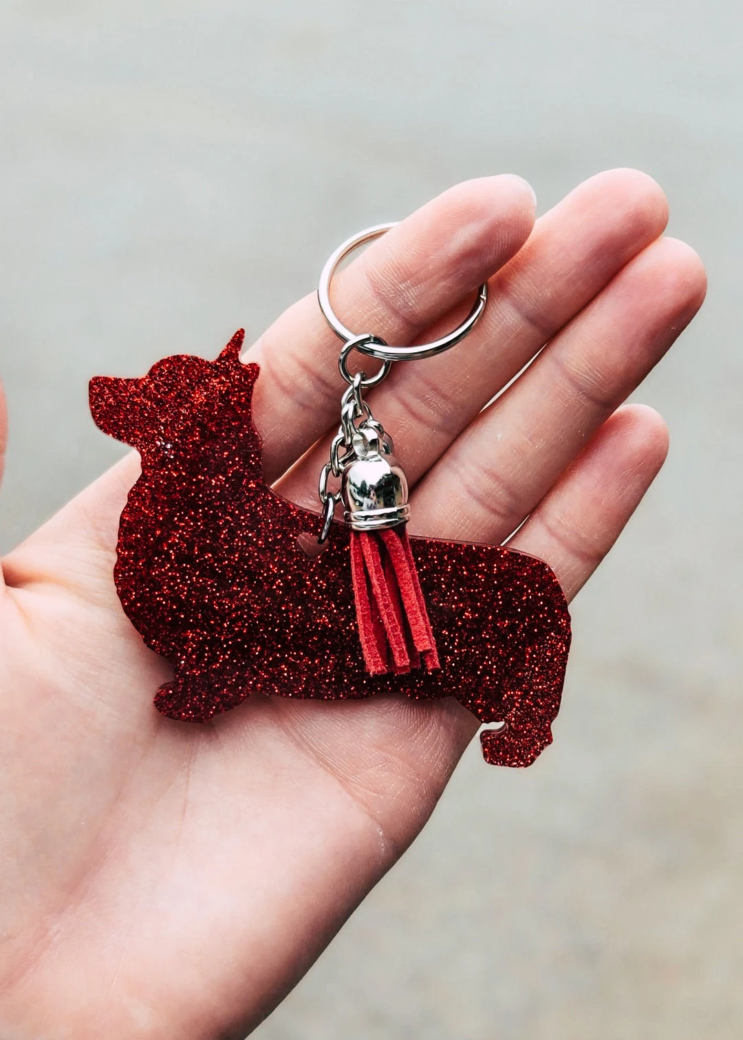 The Cinchy Cowgirl Resin Keychains - Red Corgi Keychain, Unique Gift for Dog Lovers 3 The Cinchy Cowgirl Resin Keychains Red Corgi Keychain