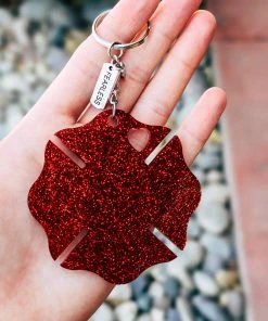 The Cinchy Cowgirl Red Firefighter Fearless Keychain Resin Keychains