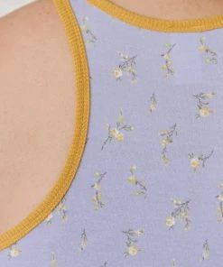 Ave Shops Roka Tank In Blue Clothing