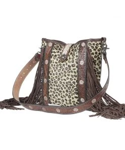 Myra Diva Leopard Fringe Crossbody Handbag >> MEGA SALE <<