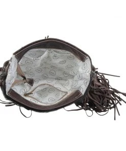 Myra Stay Wild Fringe Cowhide Handbag