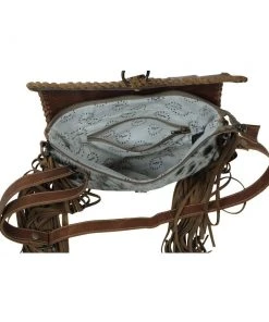 Myra New Arrivals Omaha Sunflower Cowhide Crossbody Handbag