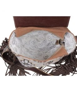Myra Ainsley Aztec Fringe Crossbody Handbag
