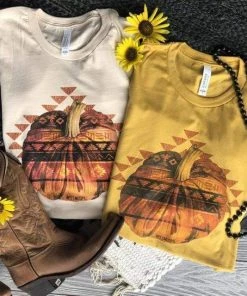 Thelattimoreclaim Southwestern Pumpkin Graphic Tee