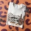 Thelattimoreclaim Cream Spooky Vibes Graphic Tee - Comfortable & Stylish Cotton Tee 2 Thelattimoreclaim Cream Spooky Vibes Graphic Tee