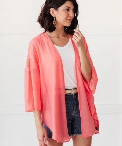 Ave Shops Strawberry Breeze Kimono