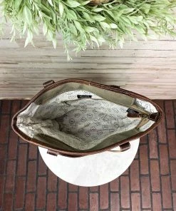 Myra Tan & Ivory Western Handbag