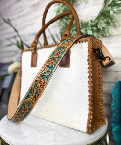 American Darling Teal Floral Purse Strap Handbags & Wallets