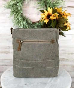 Myra Teal Pattern Cowhide Pocket Crossbody Handbag Handbags & Wallets