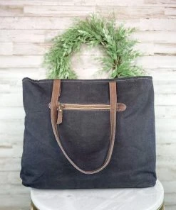 Myra Teal Pattern Cowhide Tote Handbag Handbags & Wallets