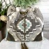 Myra Temple Aztec Bucket Tote Handbag