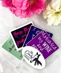 The Cinchy Cowgirl Assorted Stickers- 5 Pack
