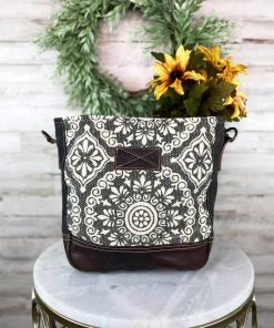 Myra Vintage Pattern Crossbody Handbag Handbags & Wallets