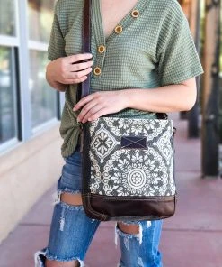 Myra Vintage Pattern Crossbody Handbag Handbags & Wallets