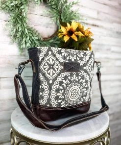Myra Vintage Pattern Crossbody Handbag Handbags & Wallets