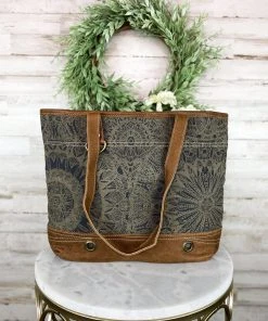 Myra Handbags & Wallets Vintage Floral Tote Handbag