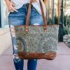 Myra Handbags & Wallets Vintage Floral Tote Handbag
