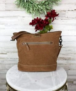 Myra Warm Vintage Floral Handbag