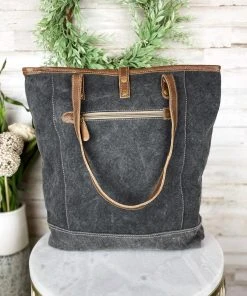 Myra Handbags & Wallets Warm Aztec Canvas Tote Handbag