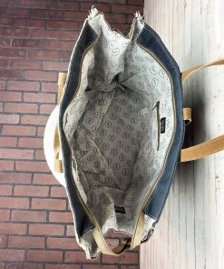 Myra Handbags & Wallets Floral Cowhide Weekender Handbag