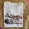 Thelattimoreclaim Cream Desert Sunset Stars Graphic Tee | Stylish & Comfortable Unisex T-Shirt 1 Thelattimoreclaim Cream Desert Sunset Stars Tee