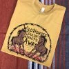 Thelattimoreclaim Mustard Wild Horses Graphic Tee Featured Graphic Tees