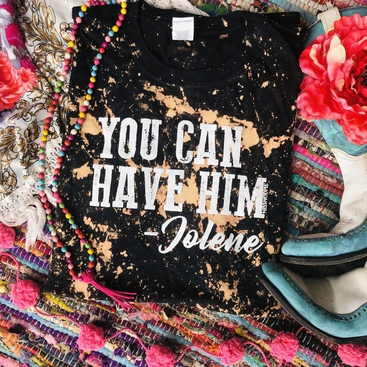 Thelattimoreclaim Bleached Black Graphic Tee - 'You Can Have Him' Design | Featured Graphic Tees 3 Thelattimoreclaim Featured Graphic Tees Bleached Black You Can Have Him Tee