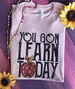 Thelattimoreclaim Featured Graphic Tees Peach You Gon Learn Today Tee